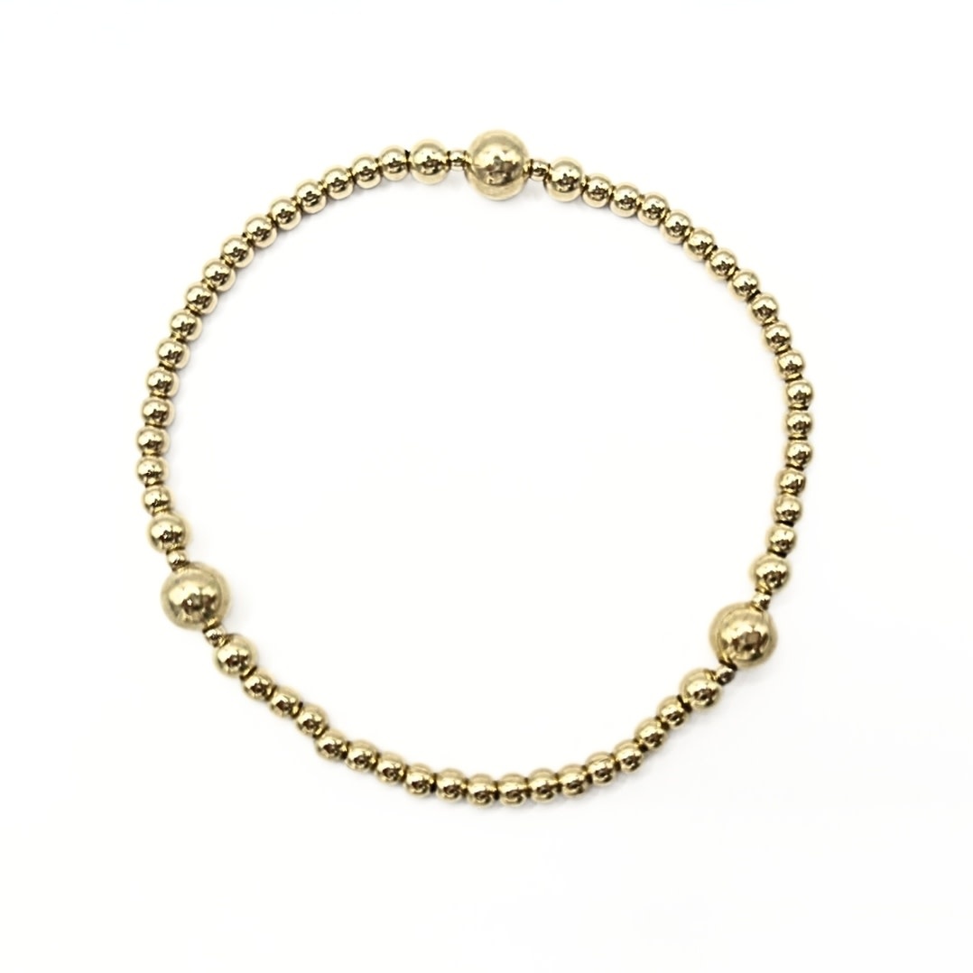 Erin Gray 3mm6 The Nantucket Collection 14k Gold- Filled Beaded Bracelets 7"