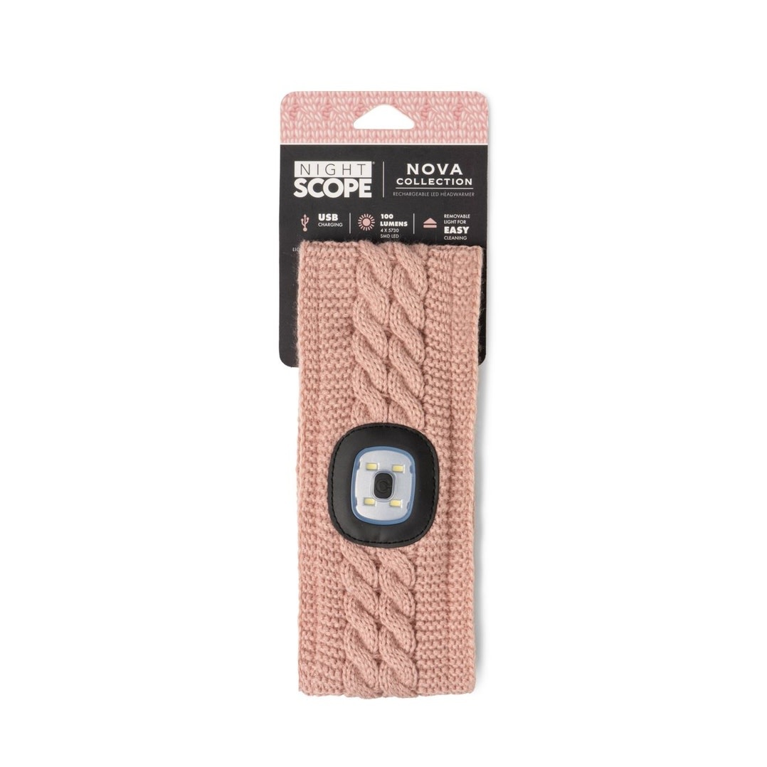 Night Scout Pink Night Scout Nova Rechargeable Headwarmer Headband