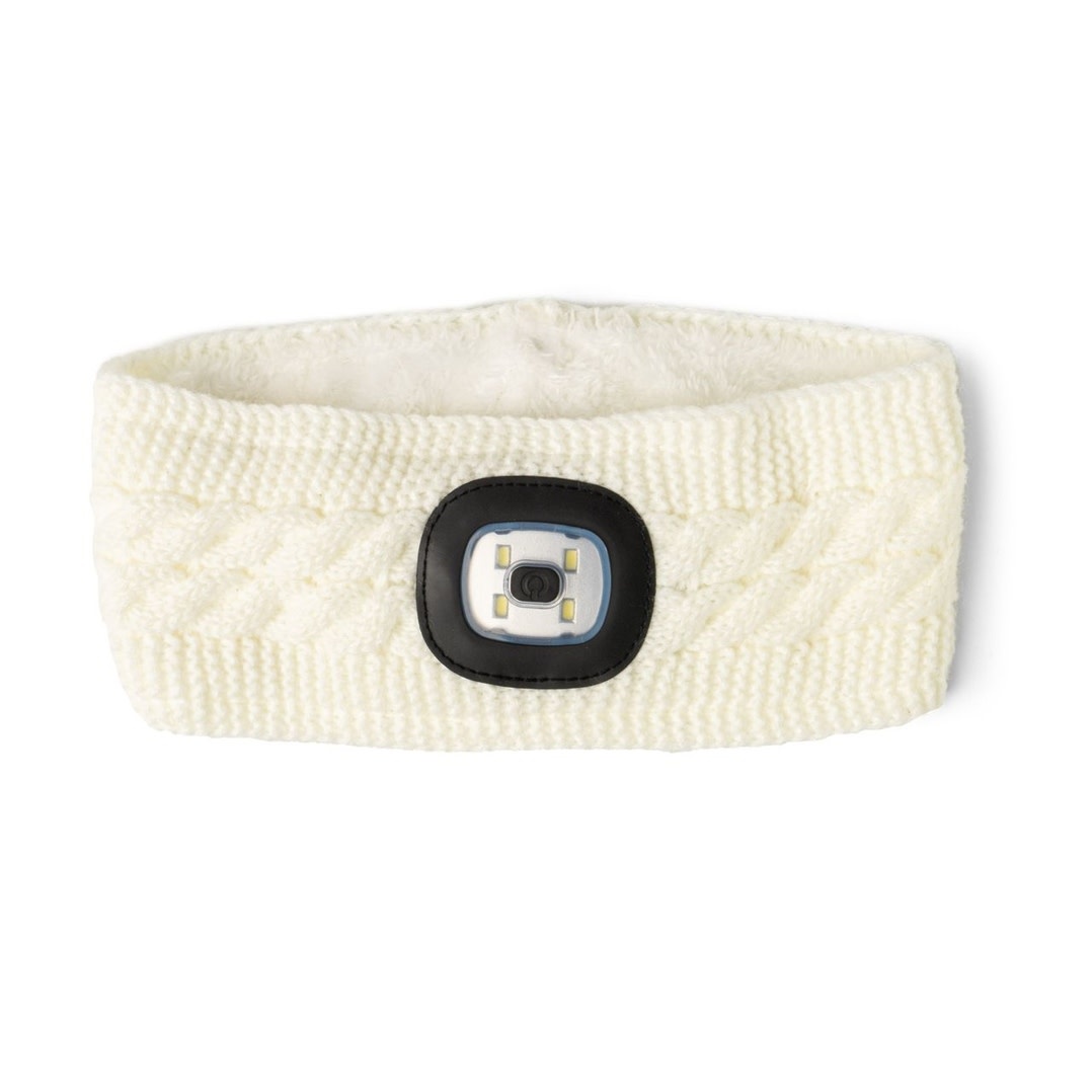 Night Scout White Night Scout Nova Rechargeable Headwarmer Headband