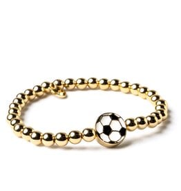 FLEURISH Soccer Soul Stacks Bracelet Bar