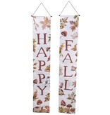 FLEURISH Reversible Fall/ Winter Porch Banner SET