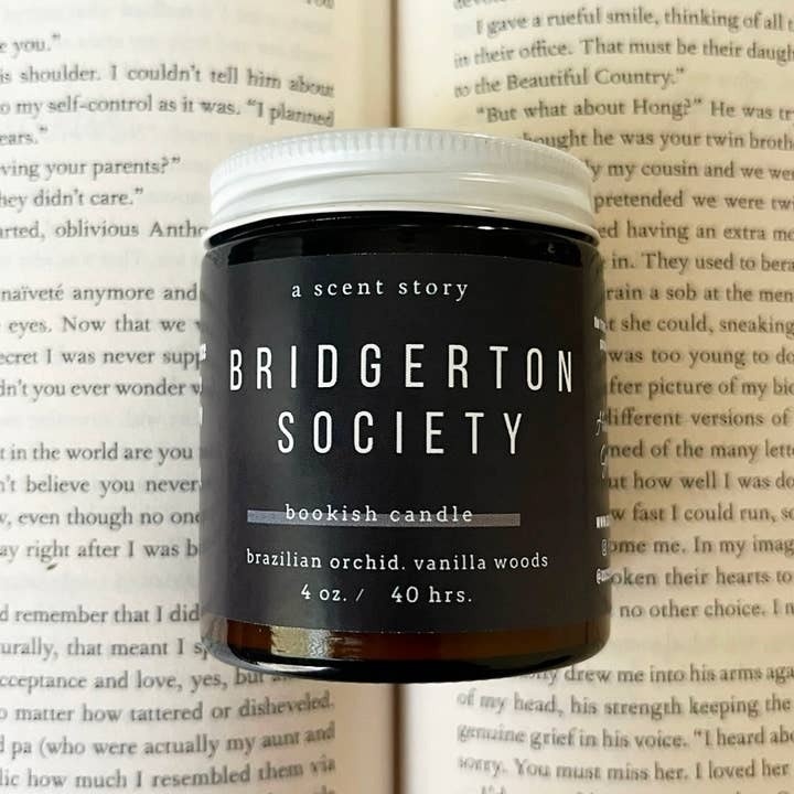 A Scent Story Candle Co Bridgerton Society - Bookish Candle