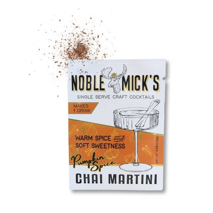 Noble Mick's Pumpkin Spice Chai Martini Single Serve Craft Cocktail