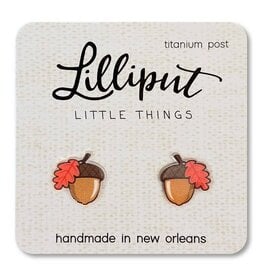 Lilliput Little Things Fall Acorn Earrings (Lilliput)