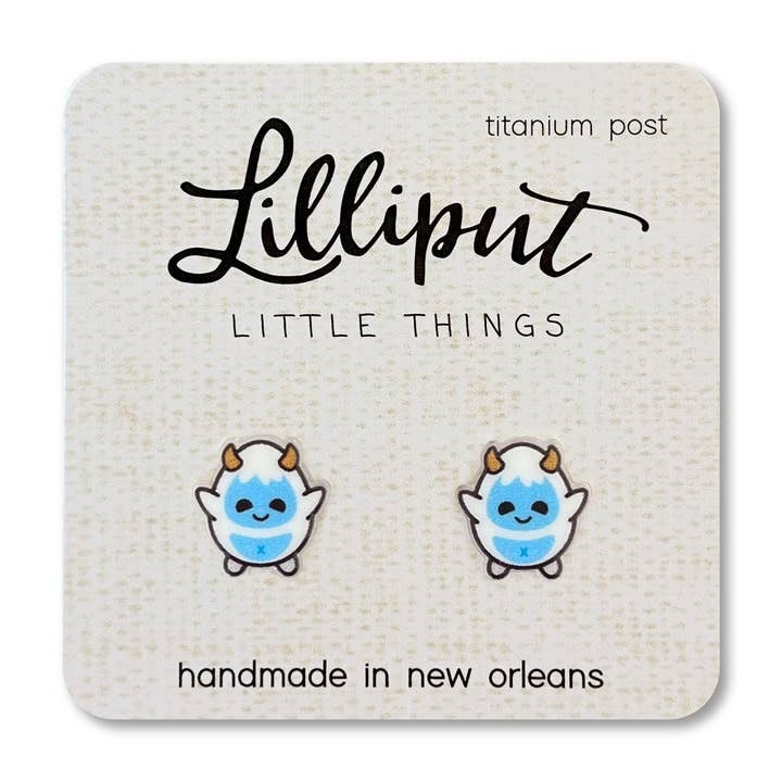 Lilliput Little Things Yeti Earrings (Lilliput)
