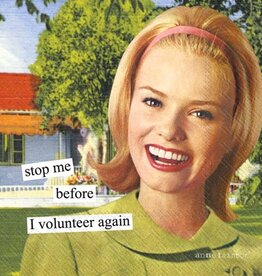 Volunteer Paper Cocktail Napkins Pack of 20 Anne Taintor