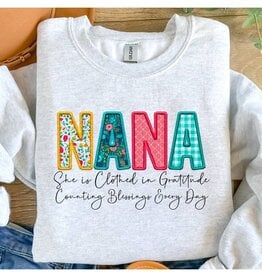 FLEURISH NANA Sweatshirt She is Clothed...