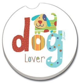 CounterArt and Highland Home Dog Lover Car Coaster