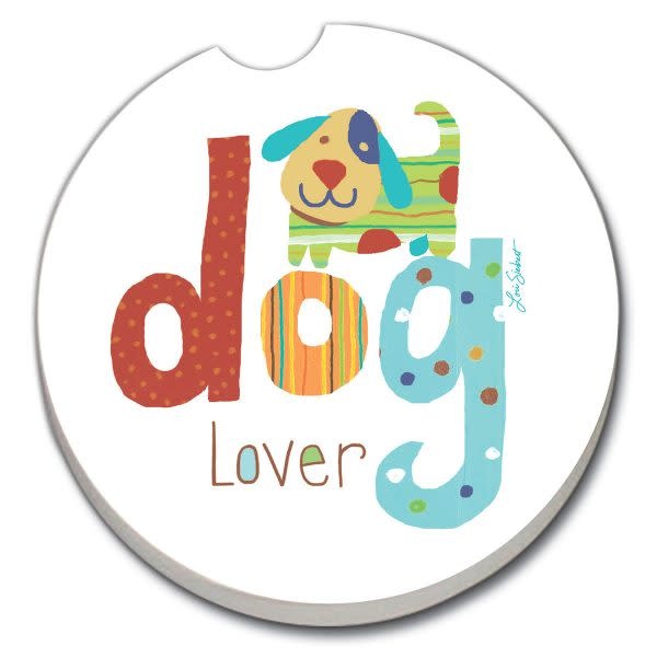 CounterArt and Highland Home Dog Lover Car Coaster
