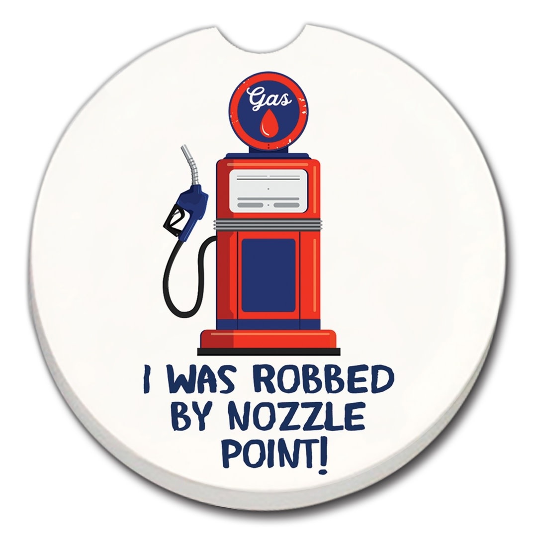 CounterArt and Highland Home Robbed By Nozzle Point Stone Car Coaster
