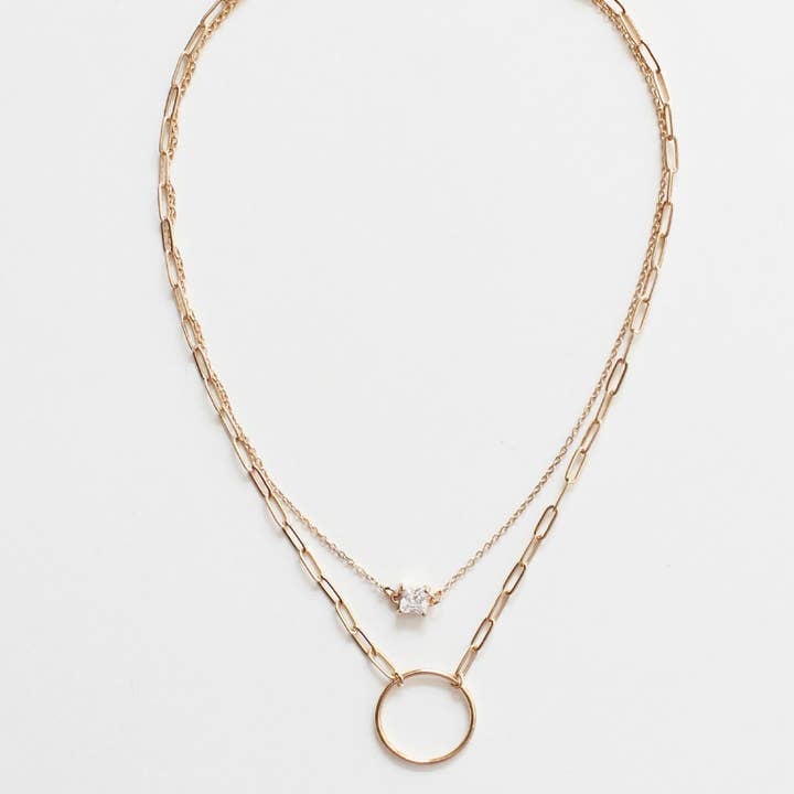 Meghan Browne Style Gold Bernie Necklace