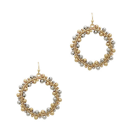 Meghan Browne Style Gold Silver Octavia Earrings
