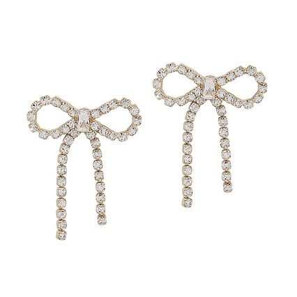 Meghan Browne Style Gold Prec Earrings