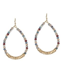 Meghan Browne Style Dark Multi Summer Earrings