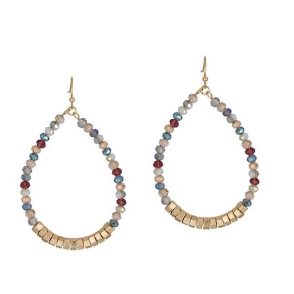 Meghan Browne Style Dark Multi Summer Earrings