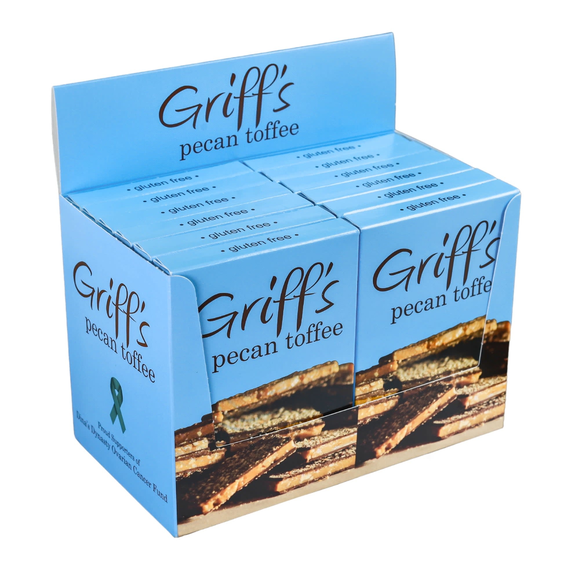 Griff's Original Dark Chocolate PECAN Toffee 2 oz