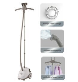 Garment Steamer w/ Stainless Steel Nozzle & 4 Steam Settings