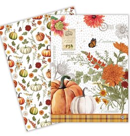 Michel Design Works MDW Pumpkin Delight Kitchen Towel Set of 2