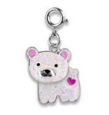 Charm It! Glitter Swivel Polar Bear Charm