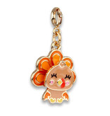Charm It! Gold Swivel Turkey Charm