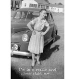 Trash Talk by Annie Trash Talk Greeting Card - A Really Good Place