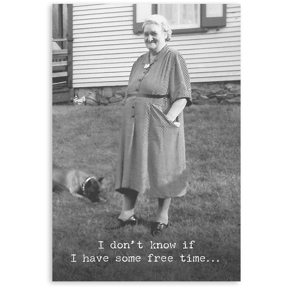 Trash Talk by Annie Trash Talk Greeting Card - Free Time