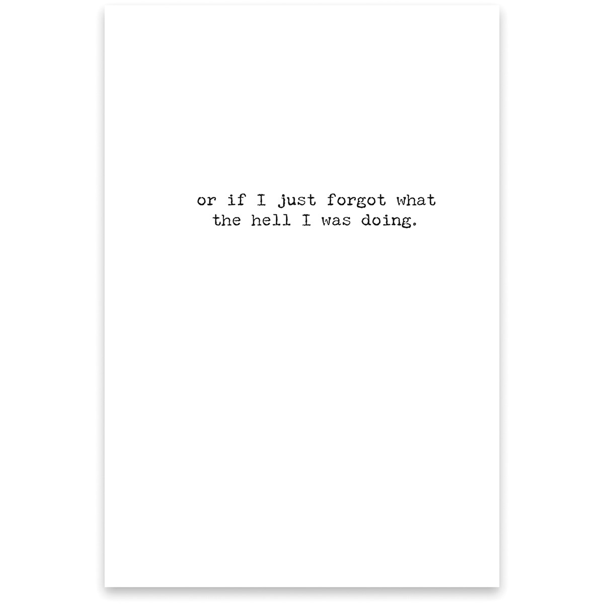 Trash Talk by Annie Trash Talk Greeting Card - Free Time