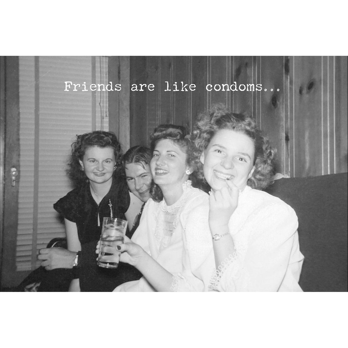 Trash Talk by Annie Trash Talk Greeting Card - Friends Are Like
