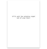 Trash Talk by Annie Trash Talk Greeting Card - Go Braless
