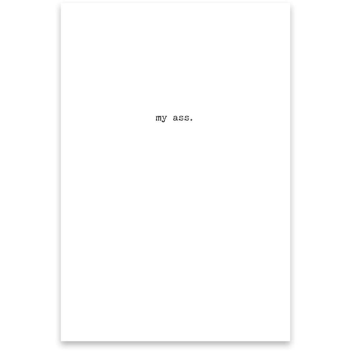 Trash Talk by Annie Trash Talk Greeting Card - Golden Years..