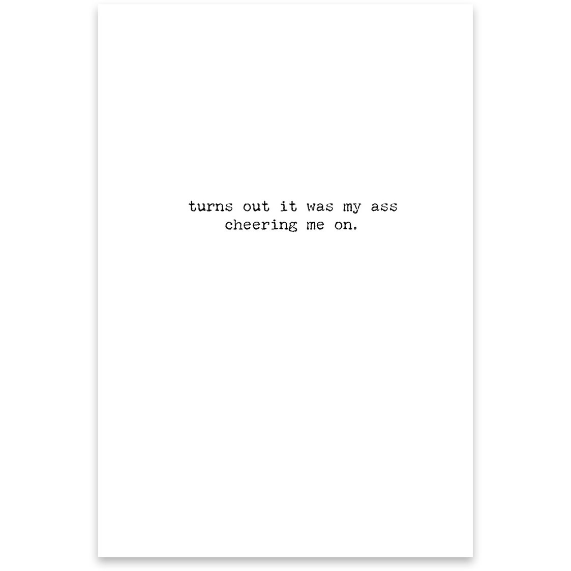 Trash Talk by Annie Trash Talk Greeting Card - Jog Today