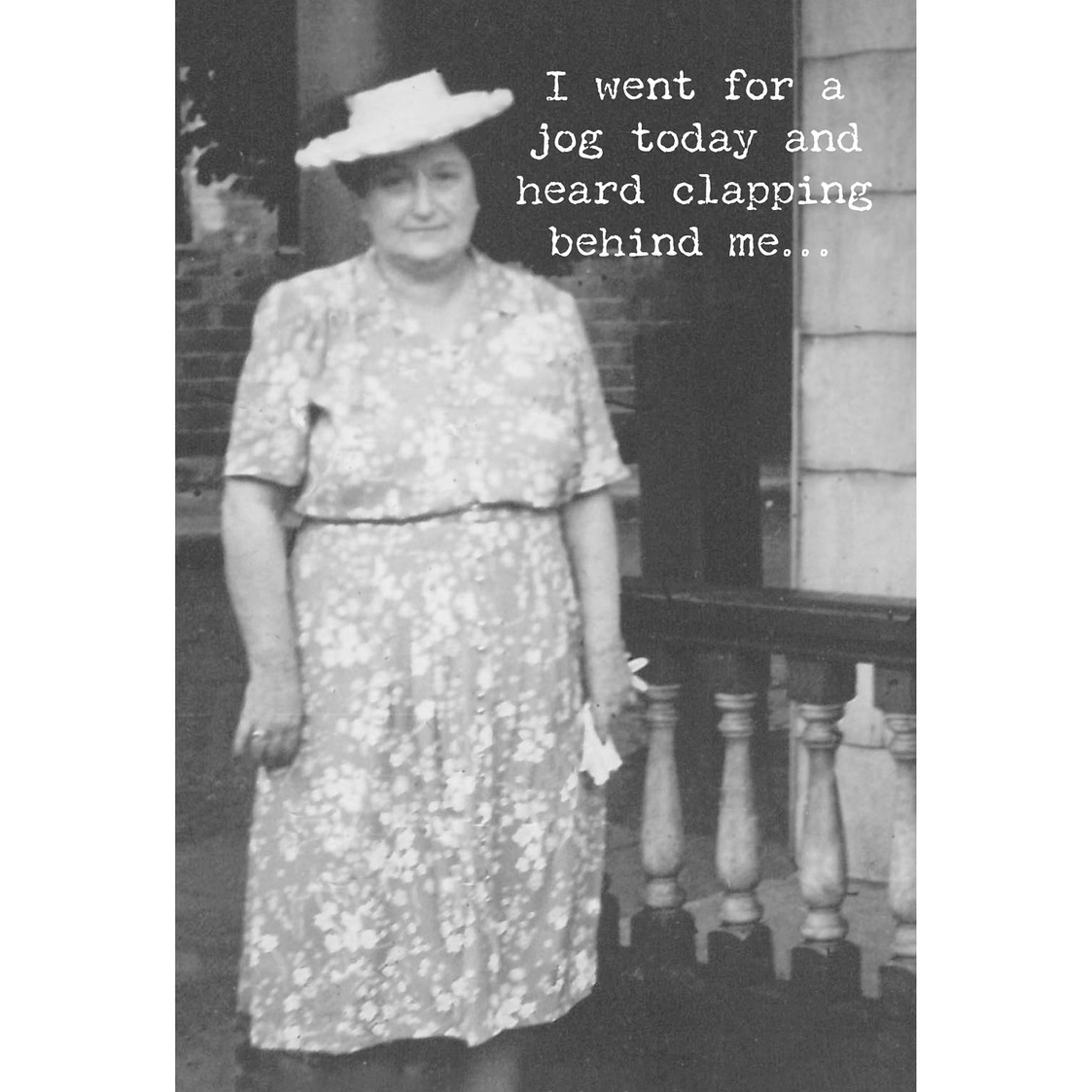 Trash Talk by Annie Trash Talk Greeting Card - Jog Today