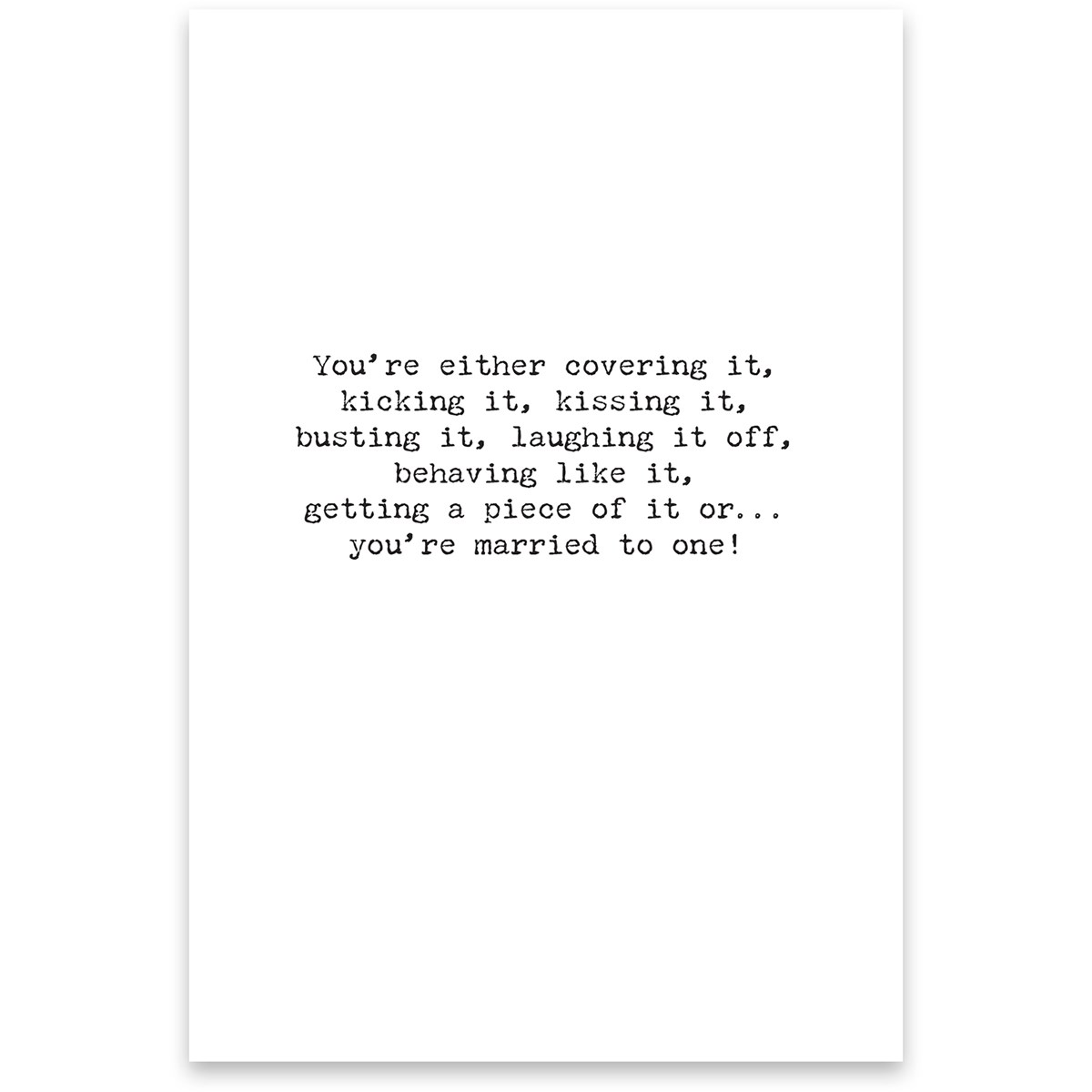 Trash Talk by Annie Trash Talk Greeting Card - Life Is All About
