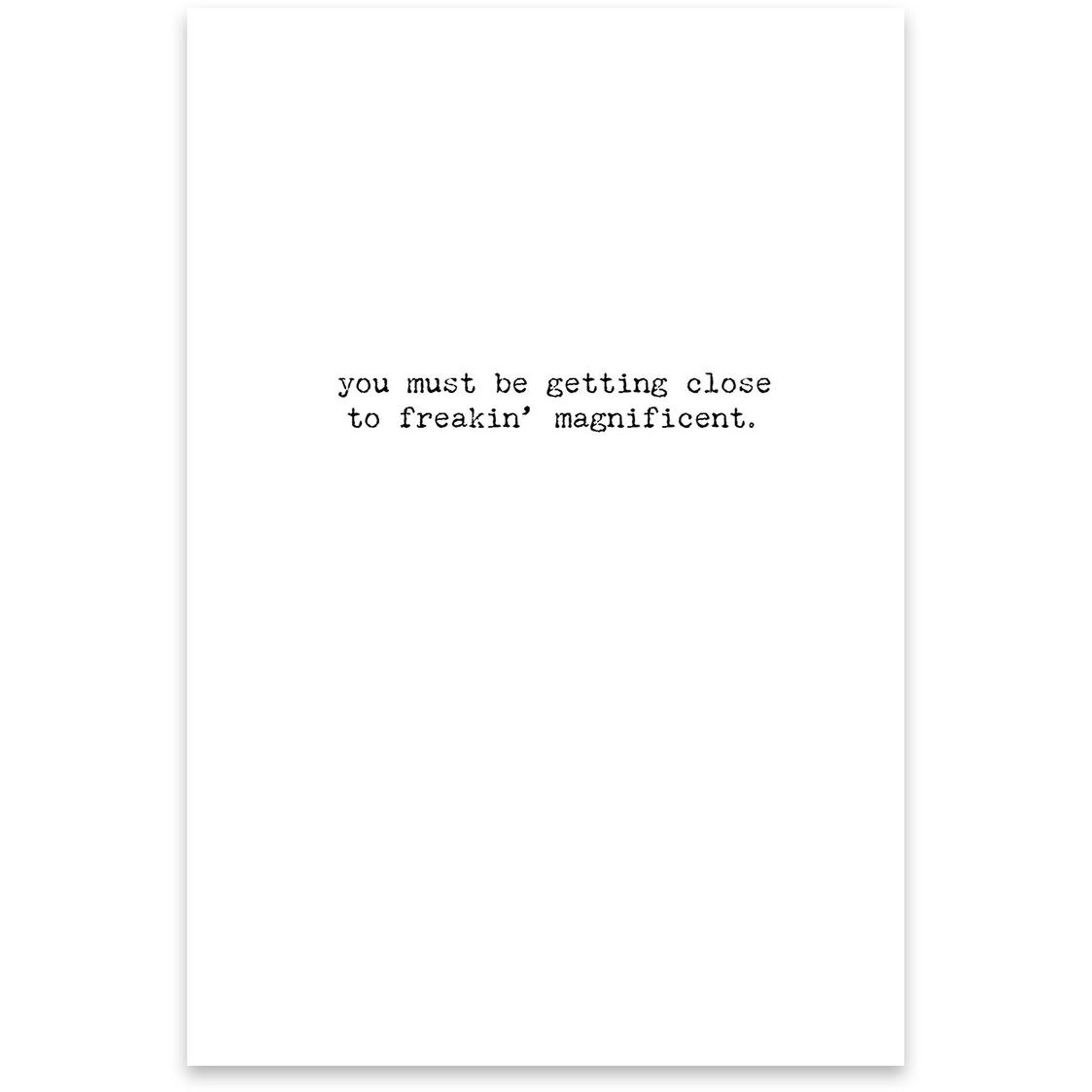 Trash Talk by Annie Trash Talk Greeting Card - Magnificent..