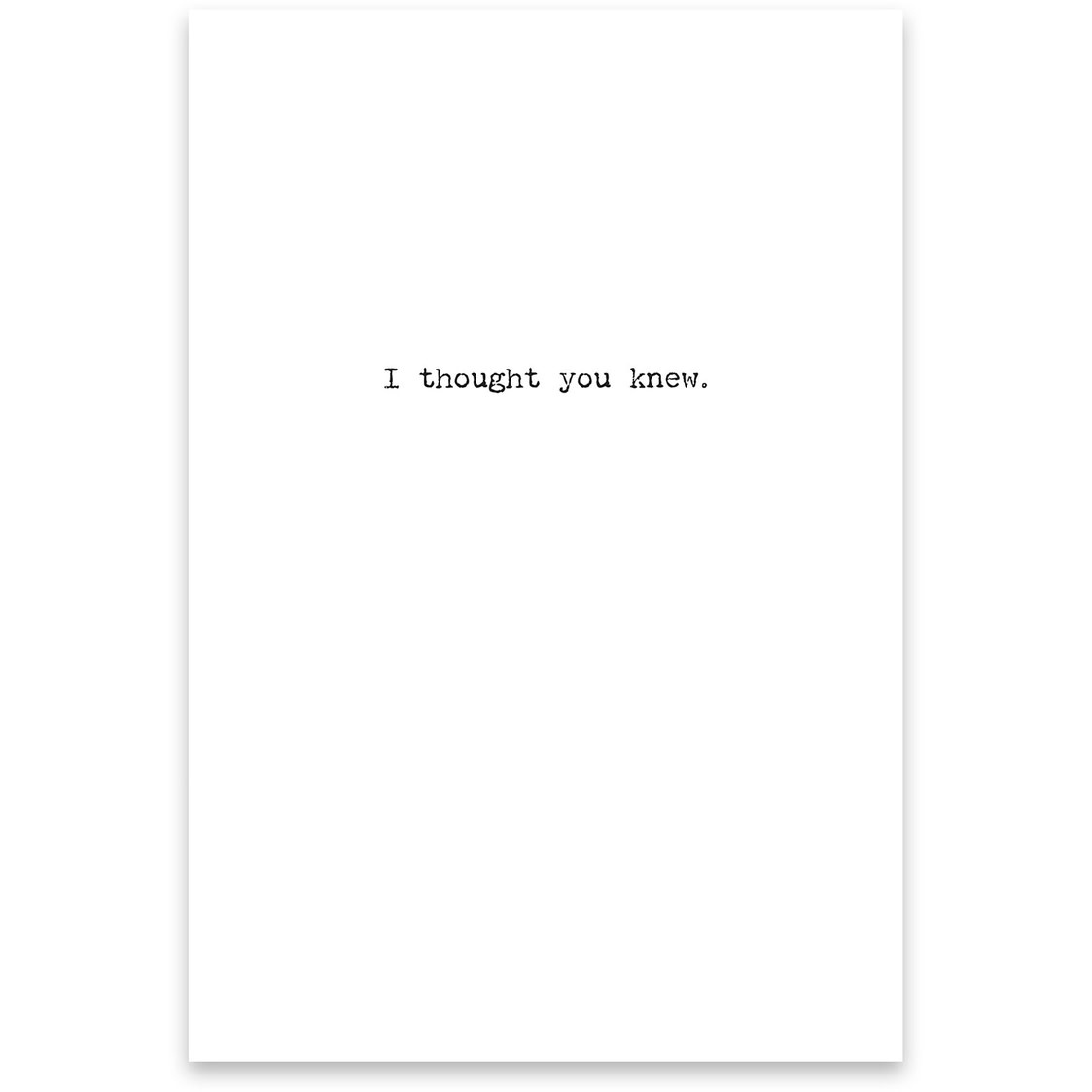 Trash Talk by Annie Trash Talk Greeting Card - Sorry I Called You Old