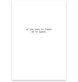 Trash Talk by Annie Trash Talk Greeting Card - Marriage Advice