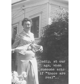 Trash Talk by Annie Trash Talk Greeting Card - Those Are Real