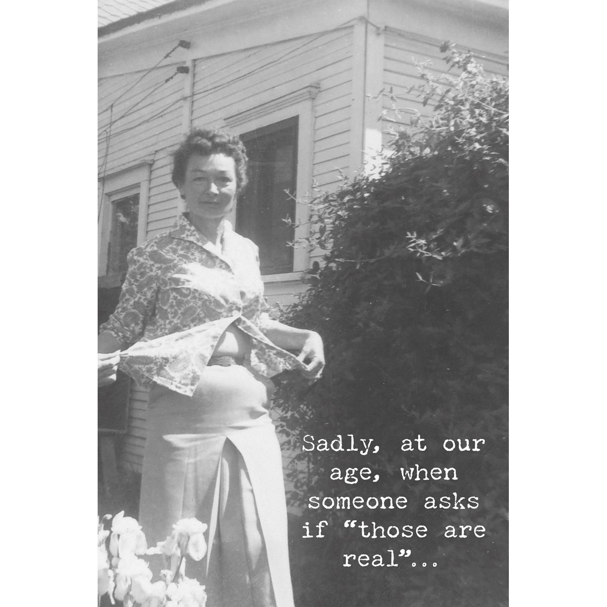 Trash Talk by Annie Trash Talk Greeting Card - Those Are Real
