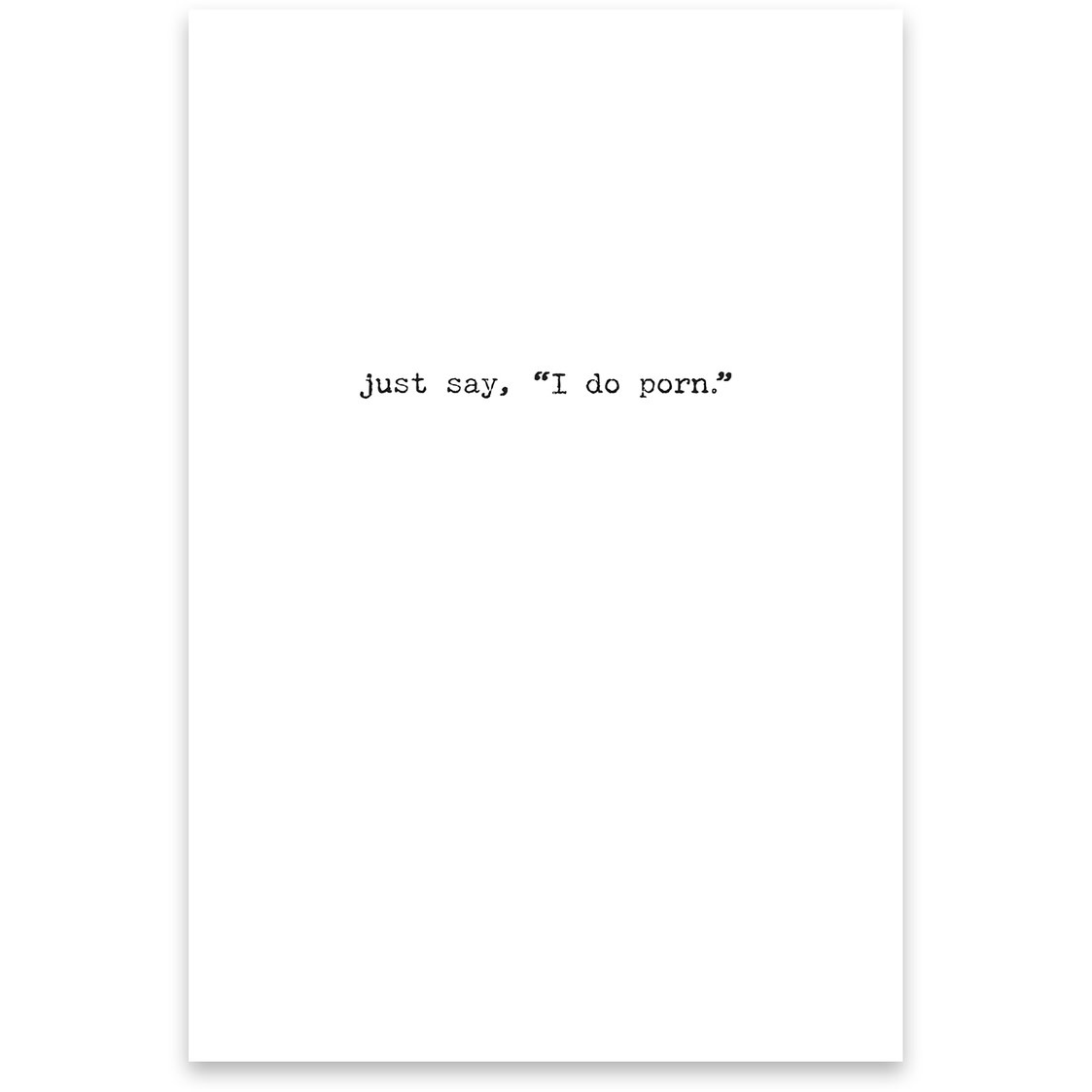 Trash Talk by Annie Trash Talk Greeting Card - You Look Familiar..