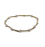 Erin Gray Light Pink The Key West Gold-Filled and Waterproof Bracelet Collection 7"
