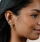 Cobblestone Living Silver Jackie Ear Cuff
