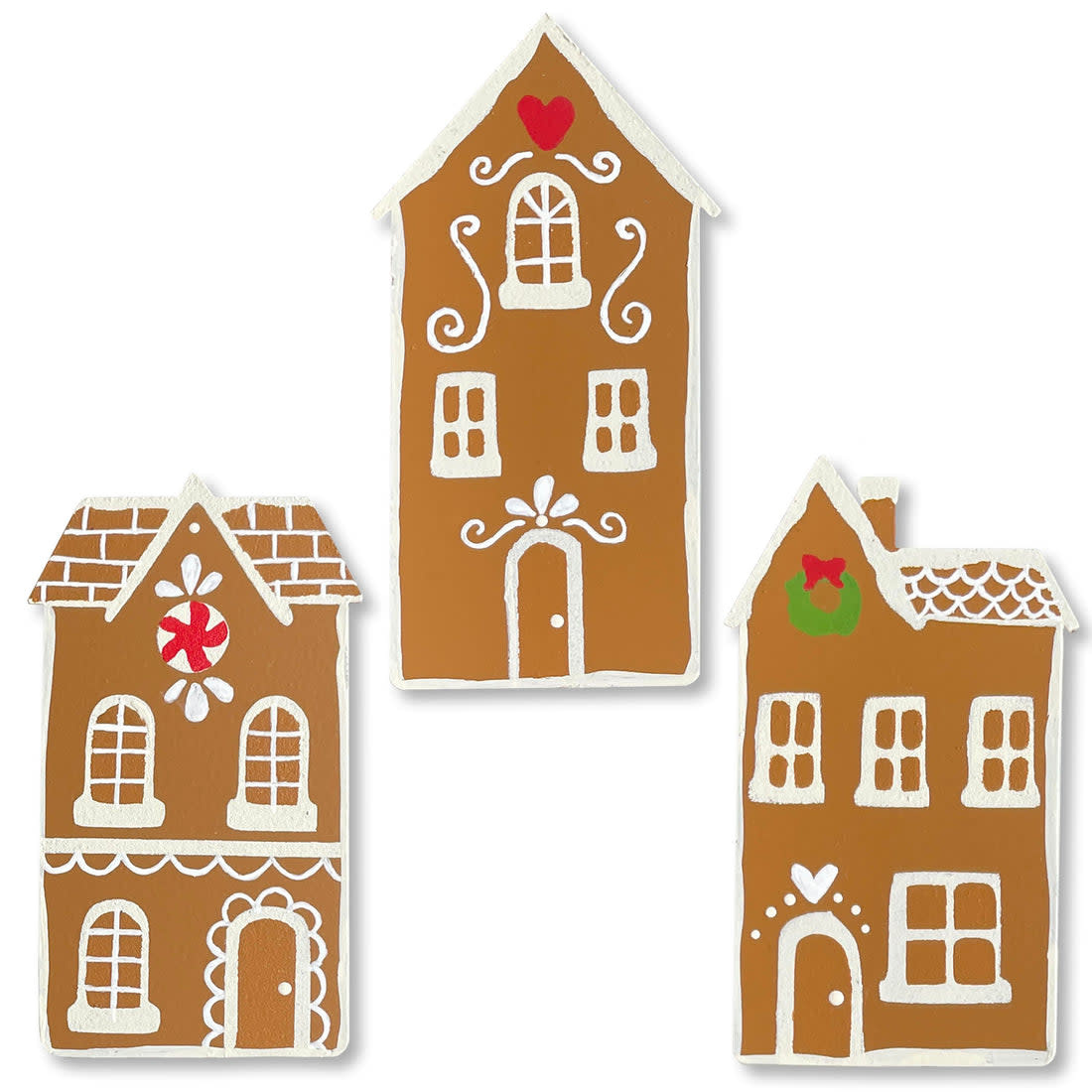 Roeda Studio Gingerbread House Mini Art Pop Magnets S/3