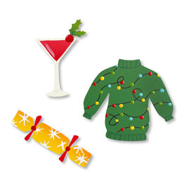 Roeda Studio Holiday Party Magnets S/3