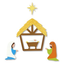 Roeda Studio Nativity Magnets S/4