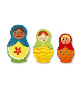 Roeda Studio Nesting Doll Magnets S/3