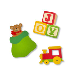 Roeda Studio Santa's Bag of Toys Magnets S/3