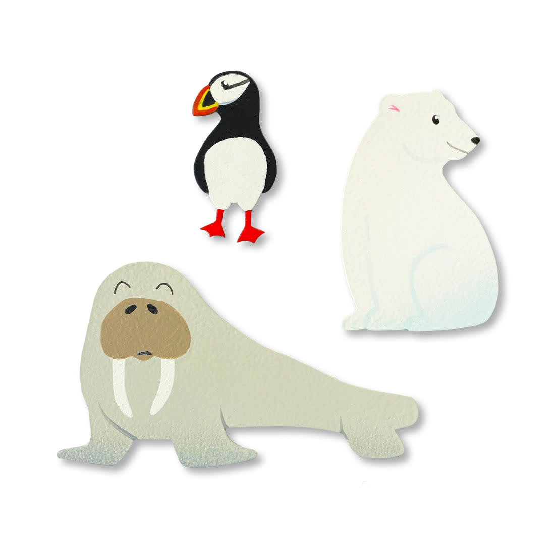 Roeda Studio Winter Animal Magnets S/3
