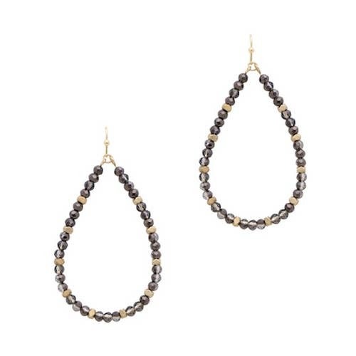 Meghan Browne Style Jet Perry Earrings