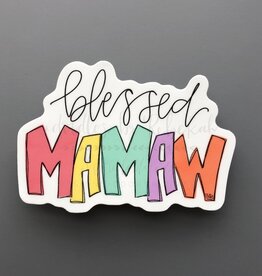 Doodles by Rebekah Blessed Mamaw Sticker