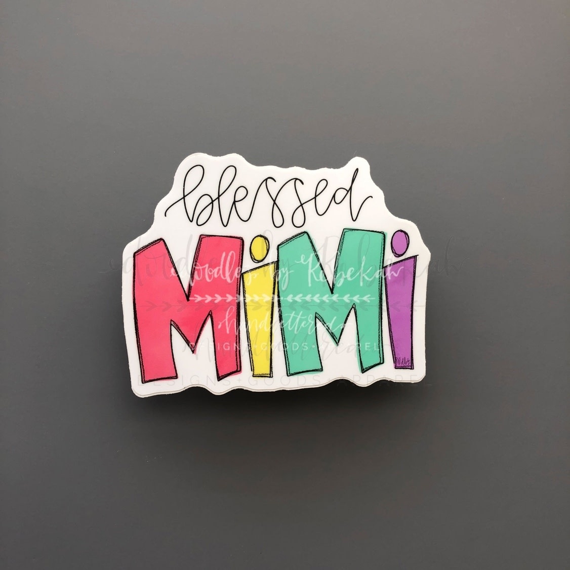 Doodles by Rebekah Blessed Mimi Sticker